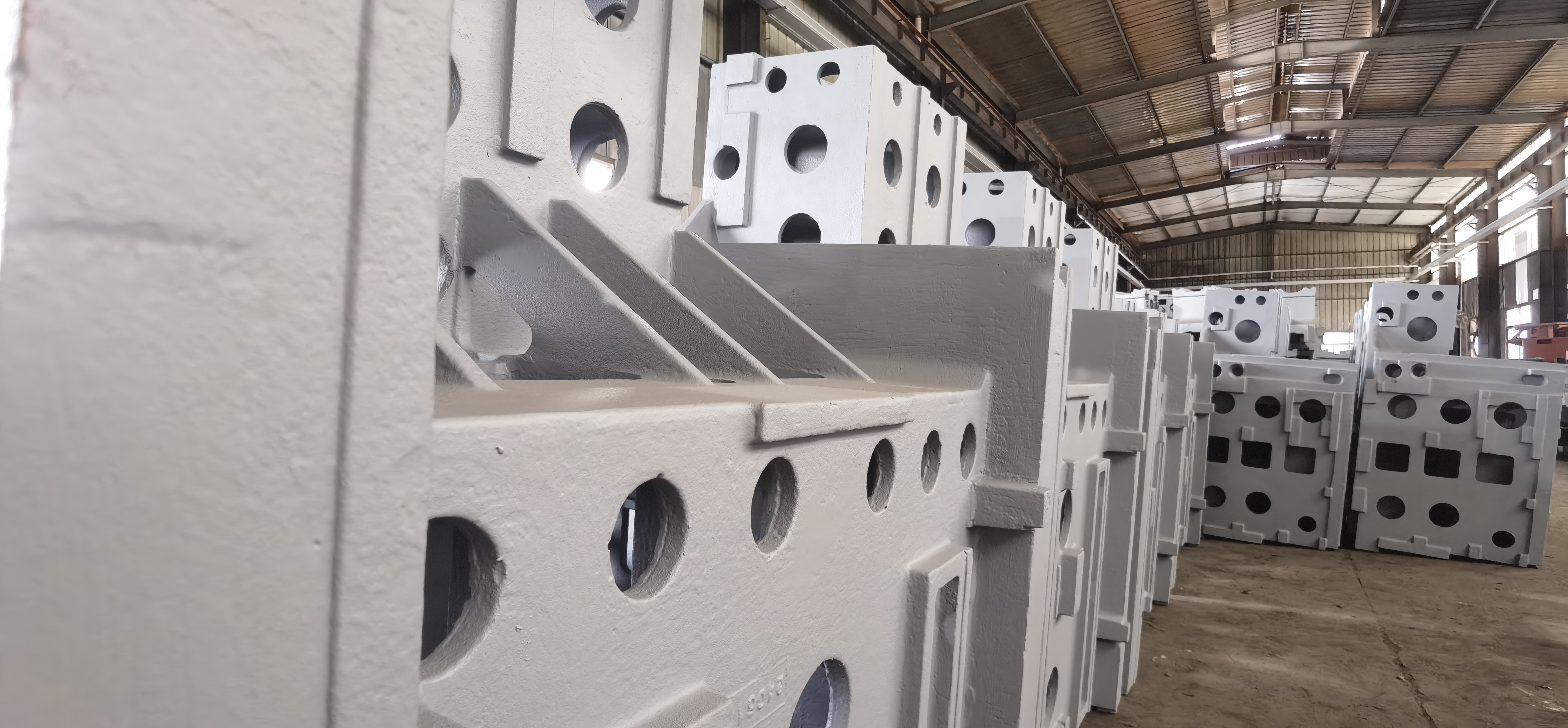 Why do machine tool castings need aging treatment?